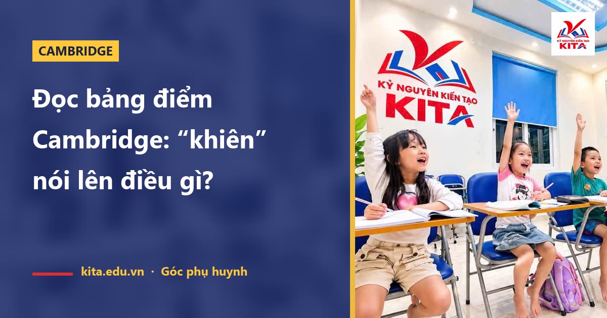 Đọc bảng điểm Cambridge khiên