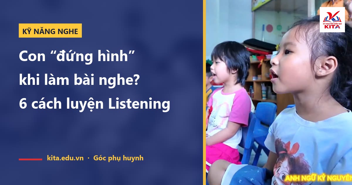 Cách luyện nghe tiếng Anh cho trẻ