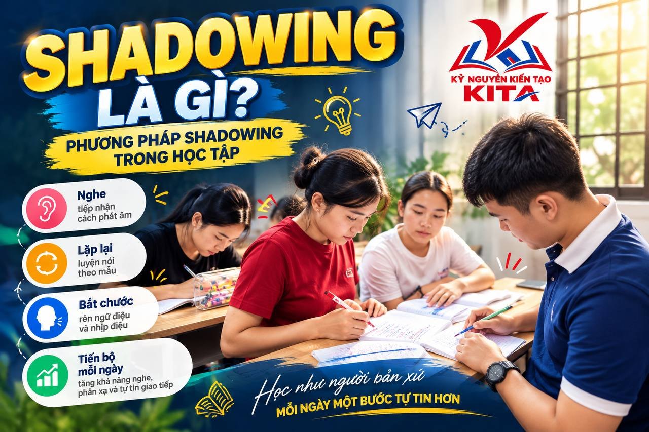 Shadowing là gì – phương pháp shadowing trong học tiếng Anh: nghe, lặp lại, bắt chước, tiến bộ mỗi ngày