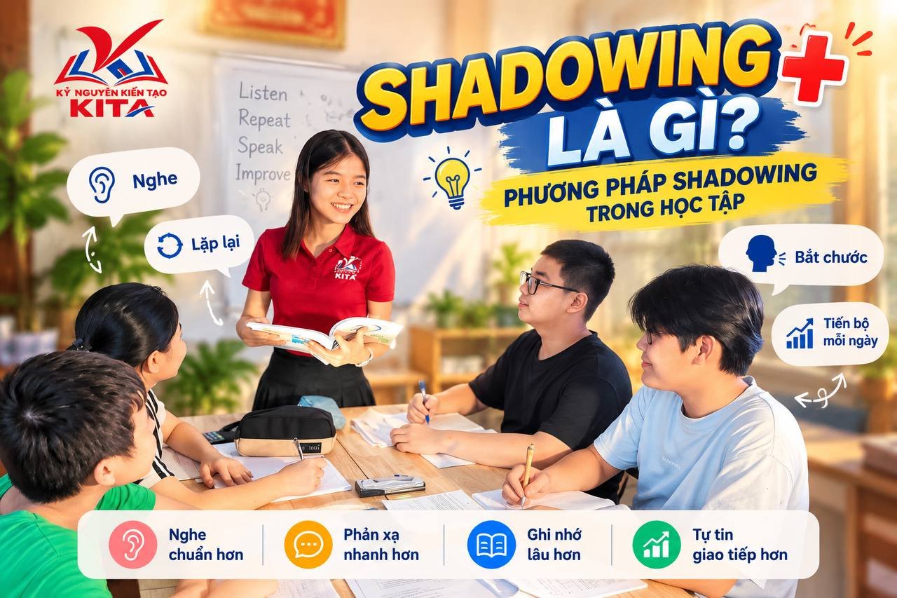 Lợi ích của shadowing: nghe chuẩn hơn, phản xạ nhanh hơn, ghi nhớ lâu hơn, tự tin giao tiếp hơn