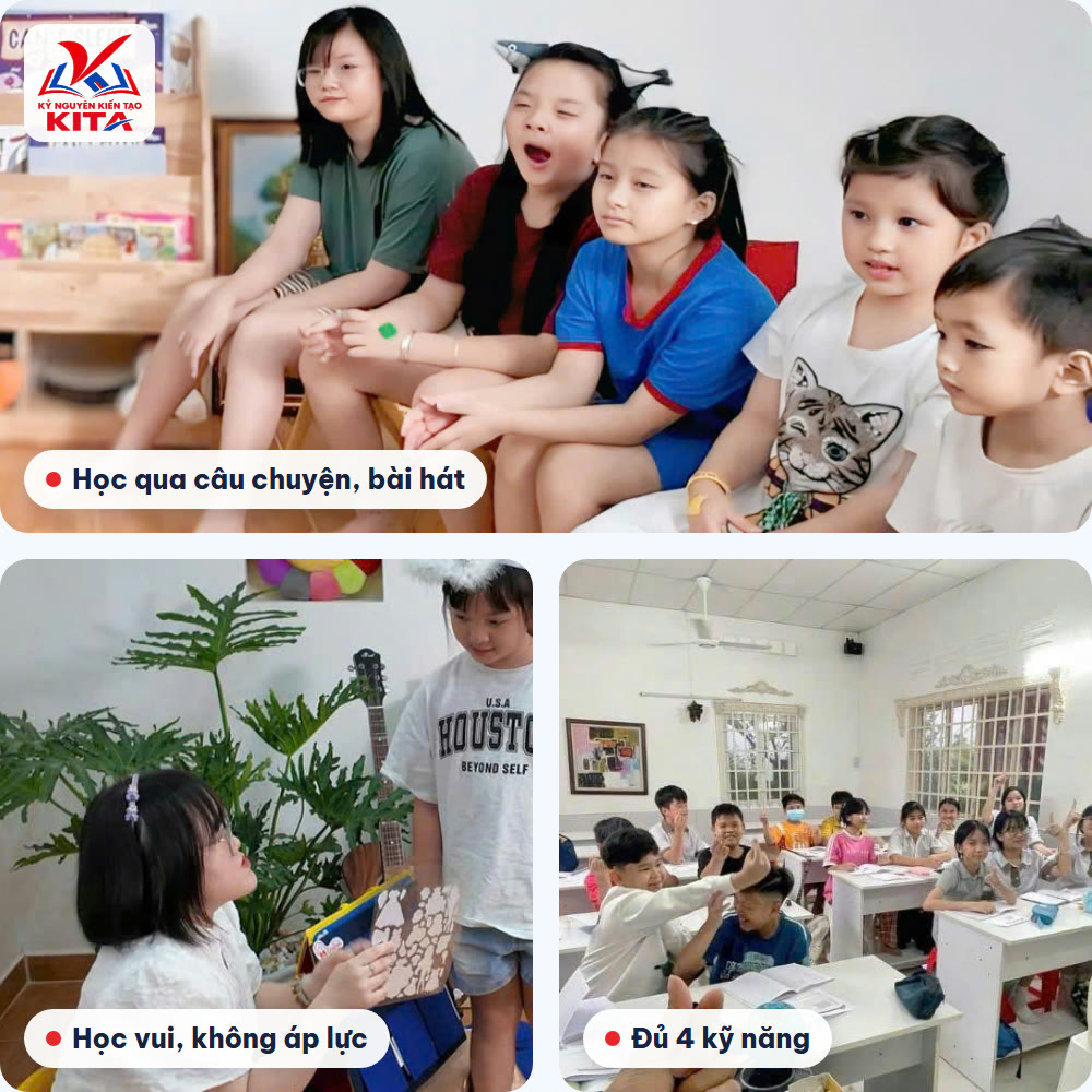 Học viên KITA học qua câu chuyện, học vui và luyện đủ 4 kỹ năng